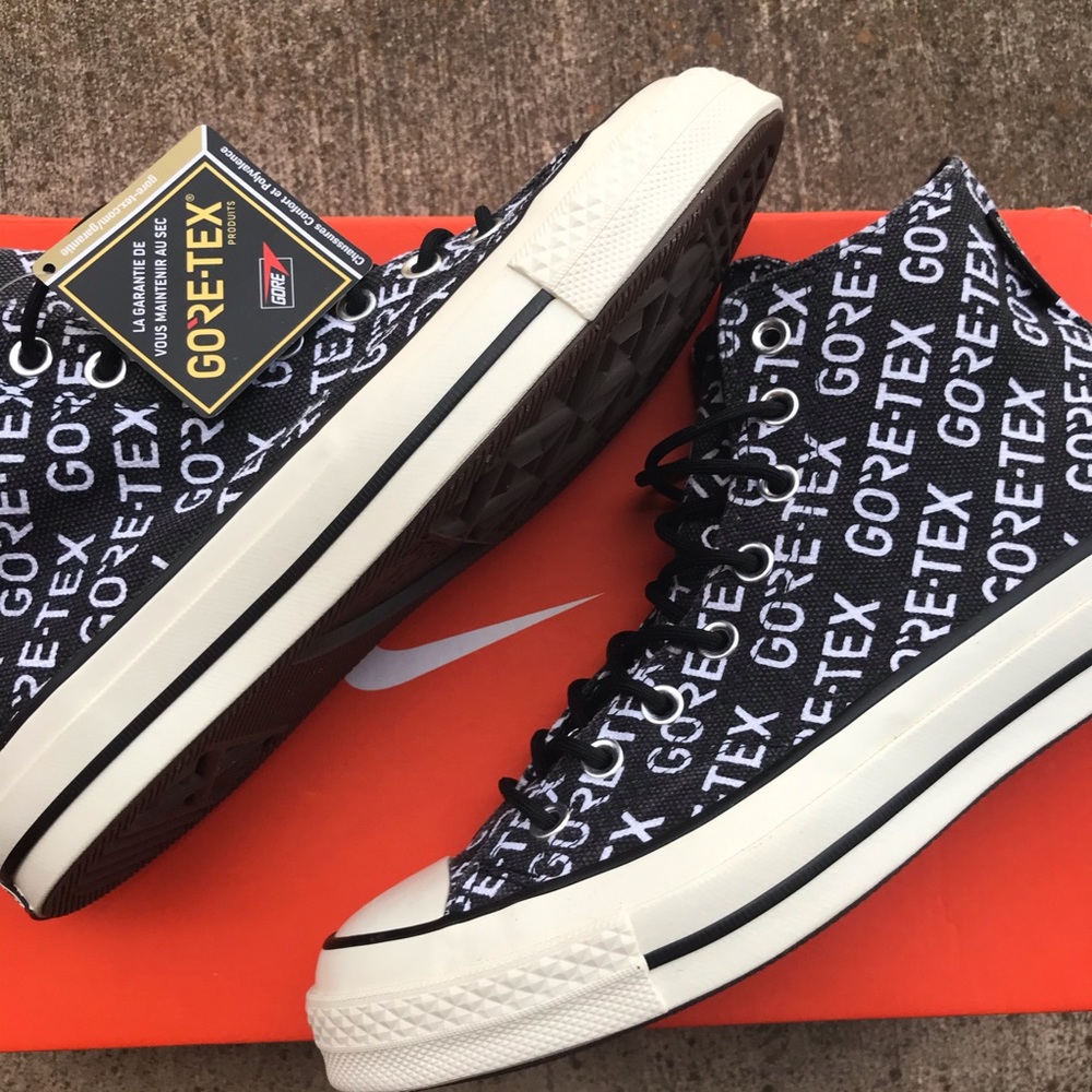 Converse Chuck 70 Hi Black Gore-Tex Waterproof - Picture 5 of 8